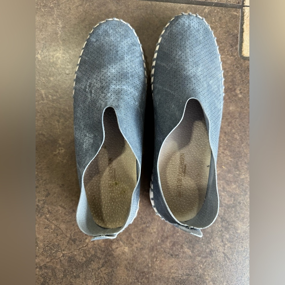 Blue Slip-On Shoes